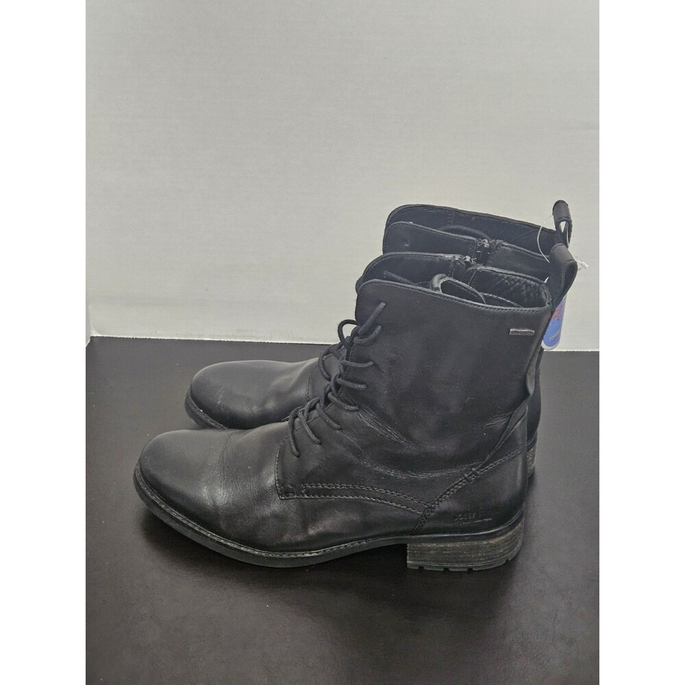 Josef Seibel Black Combat Boot Size 42 / 11